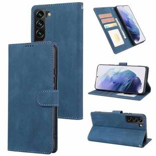 For Samsung Galaxy S23 5G Fantasy Classic Skin-feel Calfskin Texture PU Phone Case(Blue)