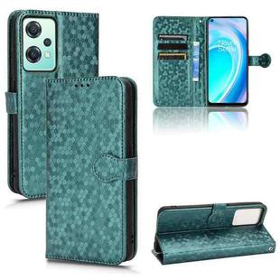 For OnePlus Nord CE 2 5G Honeycomb Dot Texture Leather Phone Case(Green)