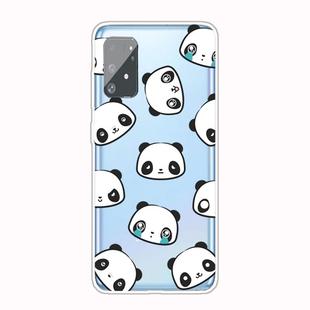For Galaxy A91 / S10 Lite 2020 Shockproof Painted Transparent TPU Protective Case(Emoji Bear)