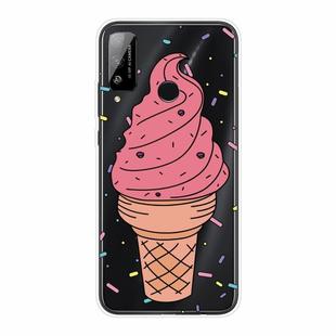 For Huawei Honor Play 4T Shockproof Painted Transparent TPU Protective Case(Ice Cream)