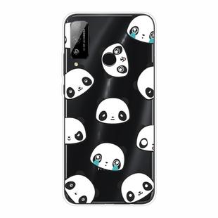 For Huawei Honor Play 4T Shockproof Painted Transparent TPU Protective Case(Emoji Bear)