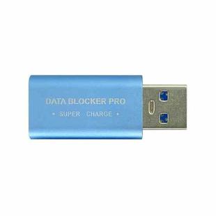 GE06 USB Data Blocker Fast Charging Connector(Blue)