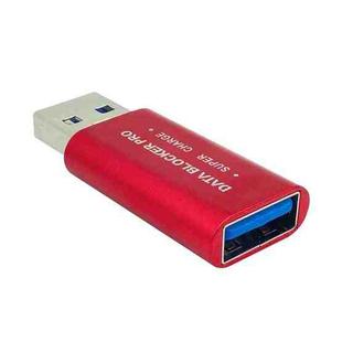 GE06 USB Data Blocker Fast Charging Connector(Red)
