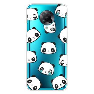 For Xiaomi Redmi K30 Pro Shockproof Painted Transparent TPU Protective Case(Emoji Bear)