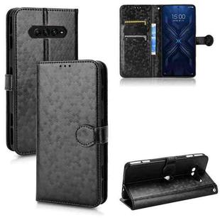 For Xiaomi Black Shark 4 / 4 Pro Honeycomb Dot Texture Leather Phone Case(Black)