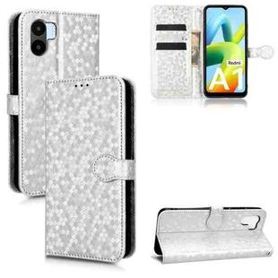 For Xiaomi Redmi A1 Honeycomb Dot Texture Leather Phone Case(Silver)
