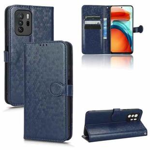 For Xiaomi Redmi Note 10 Pro 5G Honeycomb Dot Texture Leather Phone Case(Blue)