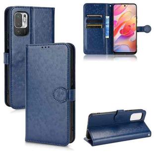 For Xiaomi Redmi Note 10 JE Honeycomb Dot Texture Leather Phone Case(Blue)