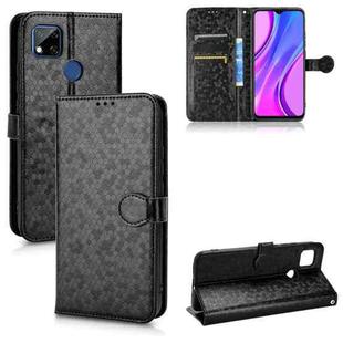 For Xiaomi Redmi 10A / 9C Honeycomb Dot Texture Leather Phone Case(Black)