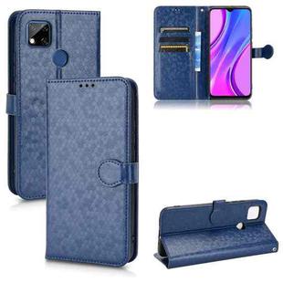 For Xiaomi Redmi 10A / 9C Honeycomb Dot Texture Leather Phone Case(Blue)