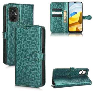 For Xiaomi Poco M5 Honeycomb Dot Texture Leather Phone Case(Green)