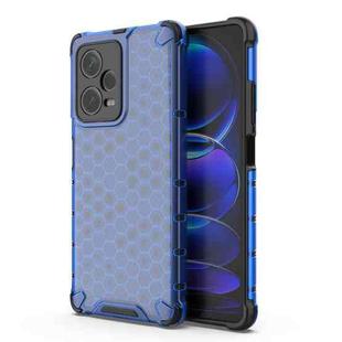 For Xiaomi Redmi Note 12 Pro+ China / Global Shockproof Honeycomb PC + TPU Phone Case(Blue)