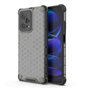 For Xiaomi Redmi Note 12 Pro+ China / Global Shockproof Honeycomb PC + TPU Phone Case(Black)