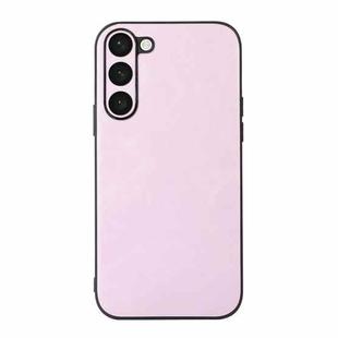 For Samsung Galaxy S23+ 5G Cowhide Texture PU Phone Case(Pink)