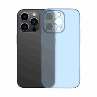 For iPhone 14 Pro Max Ultra-thin Micro Frosted Heat Dissipation Phone Case(Sierra Blue)