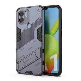 For Xiaomi Redmi A1+ Punk Armor 2 in 1 PC + TPU Phone Case with Invisible Holder(Grey)