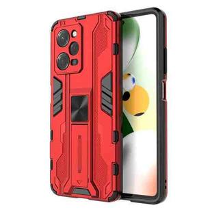 For Xiaomi Redmi Note 12 Pro 5G China / Global / Speed Supersonic PC + TPU Shock-proof Protective Case with Holder(Red)