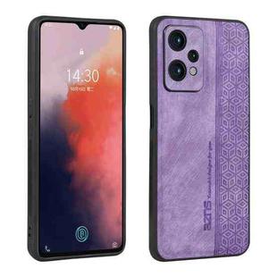 For Realme 9 Pro AZNS 3D Embossed Skin Feel Phone Case(Purple)