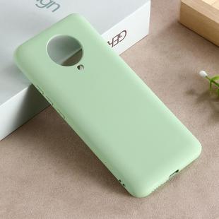 For Xiaomi Redmi K30 Pro Solid Color Liquid Silicone Full Coverage Anti-fall Mobile Phone Protective Cover(Green)