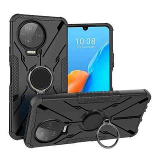 For Infinix Note 12 Pro 4G Armor Bear Shockproof PC + TPU Phone Case with Ring(Black)