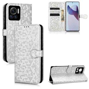 For Motorola Moto Edge 30 Ultra / Moto X30 Pro Honeycomb Dot Texture Leather Phone Case(Silver)