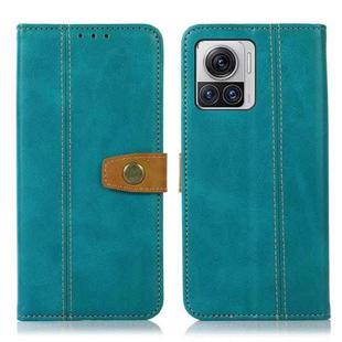 For Motorola Edge 30 Ultra 5G / Moto X30 Pro 5G Stitching Thread Calf Texture Leather Phone Case(Light Green)