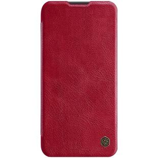 For Huawei P40 Lite NILLKIN QIN Series Crazy Horse Texture Horizontal Flip Leather Case With Card Slot(Red)
