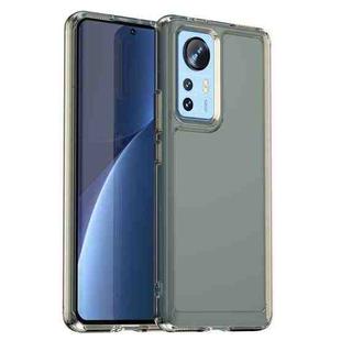 For Xiaomi 12 Pro Candy Series TPU Phone Case(Transparent Grey)