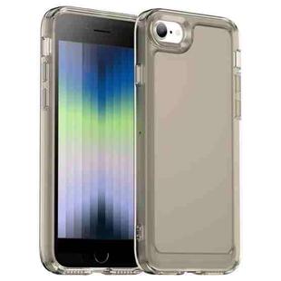 For iPhone SE 2022 / SE 2020 / 8 / 7 Candy Series TPU Phone Case(Transparent Grey)