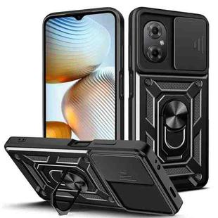 For Xiaomi Poco M4 5G Sliding Camshield Phone Case(Black)