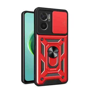 For Xiaomi Redmi 10 5G Sliding Camera Design TPU + PC Phone Case(Red)