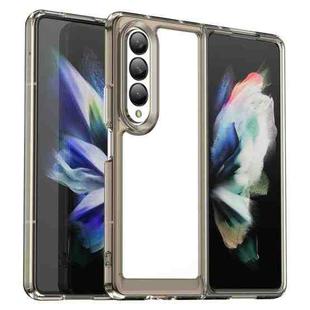 For Samsung Galaxy Z Fold3 5G Colorful Series Acrylic + TPU Phone Case(Transparent Grey)