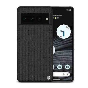 For Google Pixel 7 Pro 5G NILLKIN 3D Textured PC + TPU Shockproof Phone Case(Black)