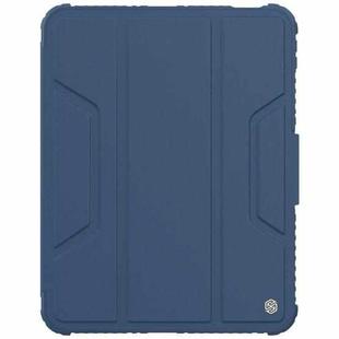 For iPad 10th Gen 10.9 2022 NILLKIN Bumper Pro Leather Tablet Case with Pen Slot & Sleep / Wake-up Function(Blue)