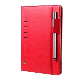 For iPad Mini 4 & 3 & 2 & 1 CMai2 Tmall Kaka Litchi Texture Horizontal Flip Leather Case with Holder & Card Slot & Photo Frame & Pen Slot(Red)
