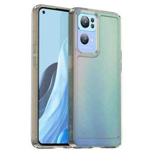 For OPPO Reno7 Pro Candy Series TPU Phone Case(Transparent Grey)