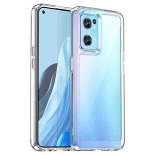 For OPPO Reno7 Global Candy Series TPU Phone Case(Transparent)