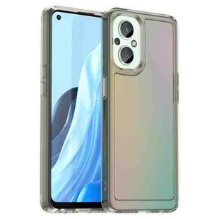 For OPPO A96 5G Candy Series TPU Phone Case(Transparent Grey)