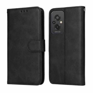 For Xiaomi Redmi 11 Prime 4G Classic Calf Texture Flip Leather Case(Black)