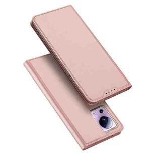 For Xiaomi 12 Lite 5G NE DUX DUCIS Skin Pro Series Horizontal Flip Phone Leather Case(Rose Gold)