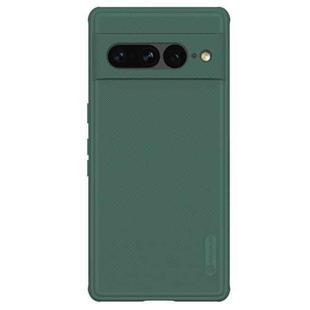 For Google Pixel 7 Pro 5G NILLKIN Super Frosted Shield Pro PC + TPU Phone Case(Green)