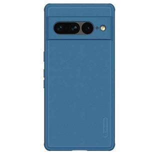 For Google Pixel 7 Pro 5G NILLKIN Super Frosted Shield Pro PC + TPU Phone Case(Blue)
