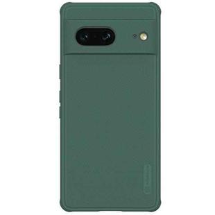 For Google Pixel 7 5G NILLKIN Super Frosted Shield Pro PC + TPU Phone Case(Green)