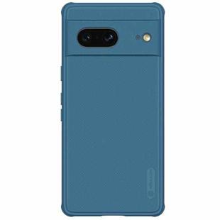 For Google Pixel 7 5G NILLKIN Super Frosted Shield Pro PC + TPU Phone Case(Blue)