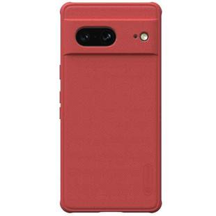 For Google Pixel 7 5G NILLKIN Super Frosted Shield Pro PC + TPU Phone Case(Red)