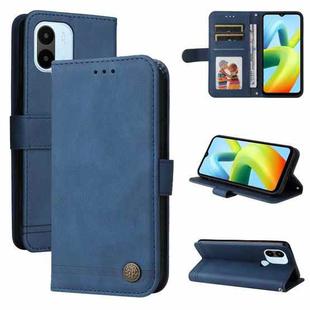 For Xiaomi Redmi A1+ Skin Feel Life Tree Metal Button Leather Phone Case(Blue)