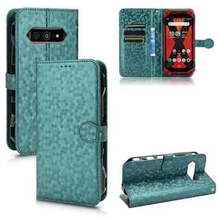 For Kyocera Torque 5G / KYG05 Honeycomb Dot Texture Leather Phone Case(Green)