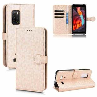 For Ulefone Armor X10 Honeycomb Dot Texture Leather Phone Case(Gold)