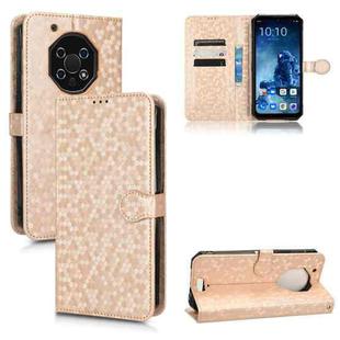 For Oukitel WP13 Honeycomb Dot Texture Leather Phone Case(Gold)