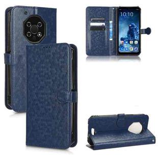 For Oukitel WP13 Honeycomb Dot Texture Leather Phone Case(Blue)